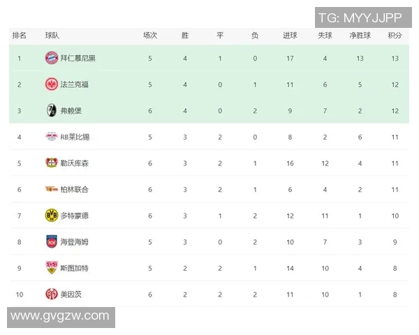 多特主场连胜弗赖堡，追平拜仁登顶积分榜